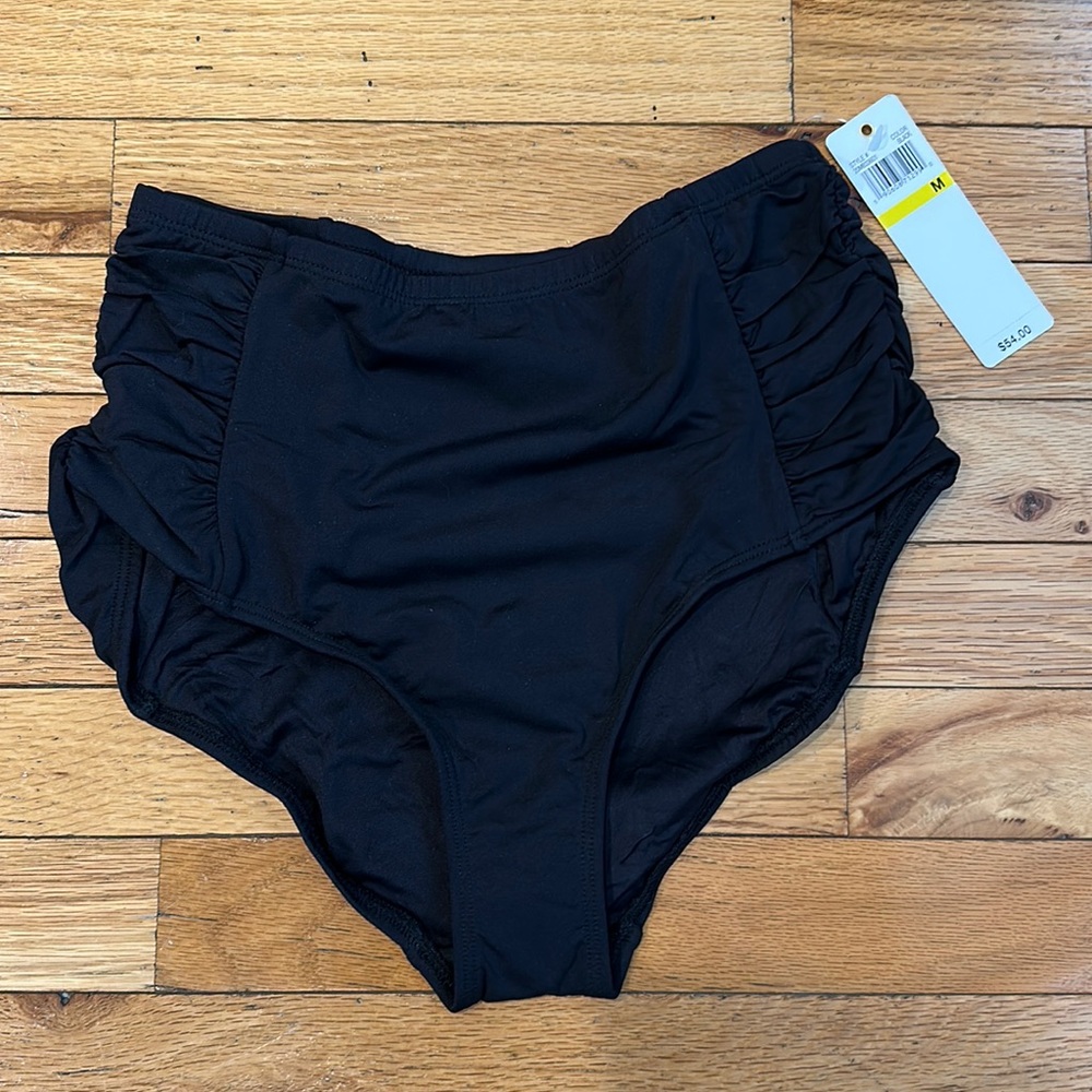 NWT Anne Cole High Waist Swim Bottoms